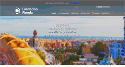 Desktop Screenshot of fundacionpineda.org