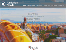 Tablet Screenshot of fundacionpineda.org